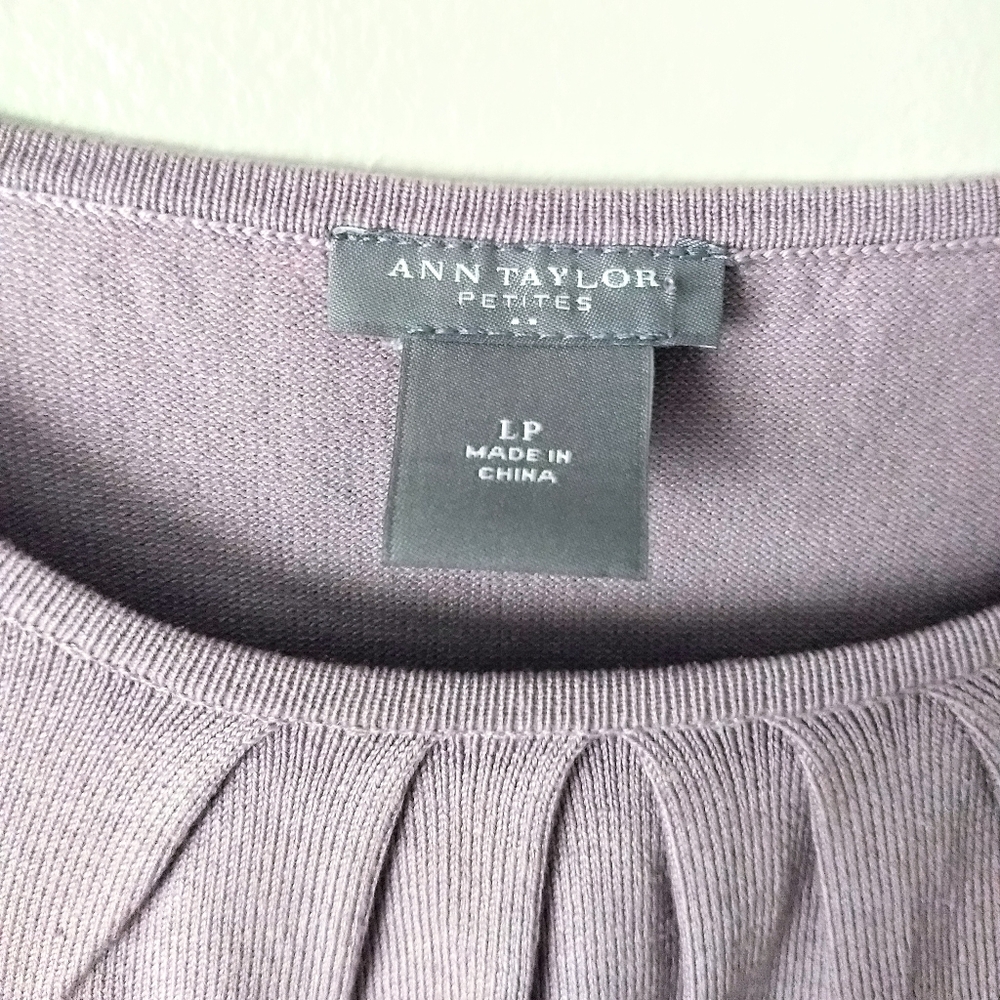 Ann Taylor Petites Lavender Purple Sleeveless Tank - Picture 4 of 5